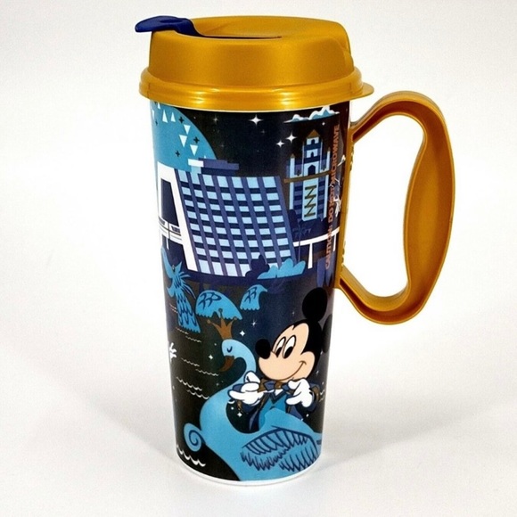 SOLD - Disneys 50th anniversary mug with gold lid - Picture 3 of 3